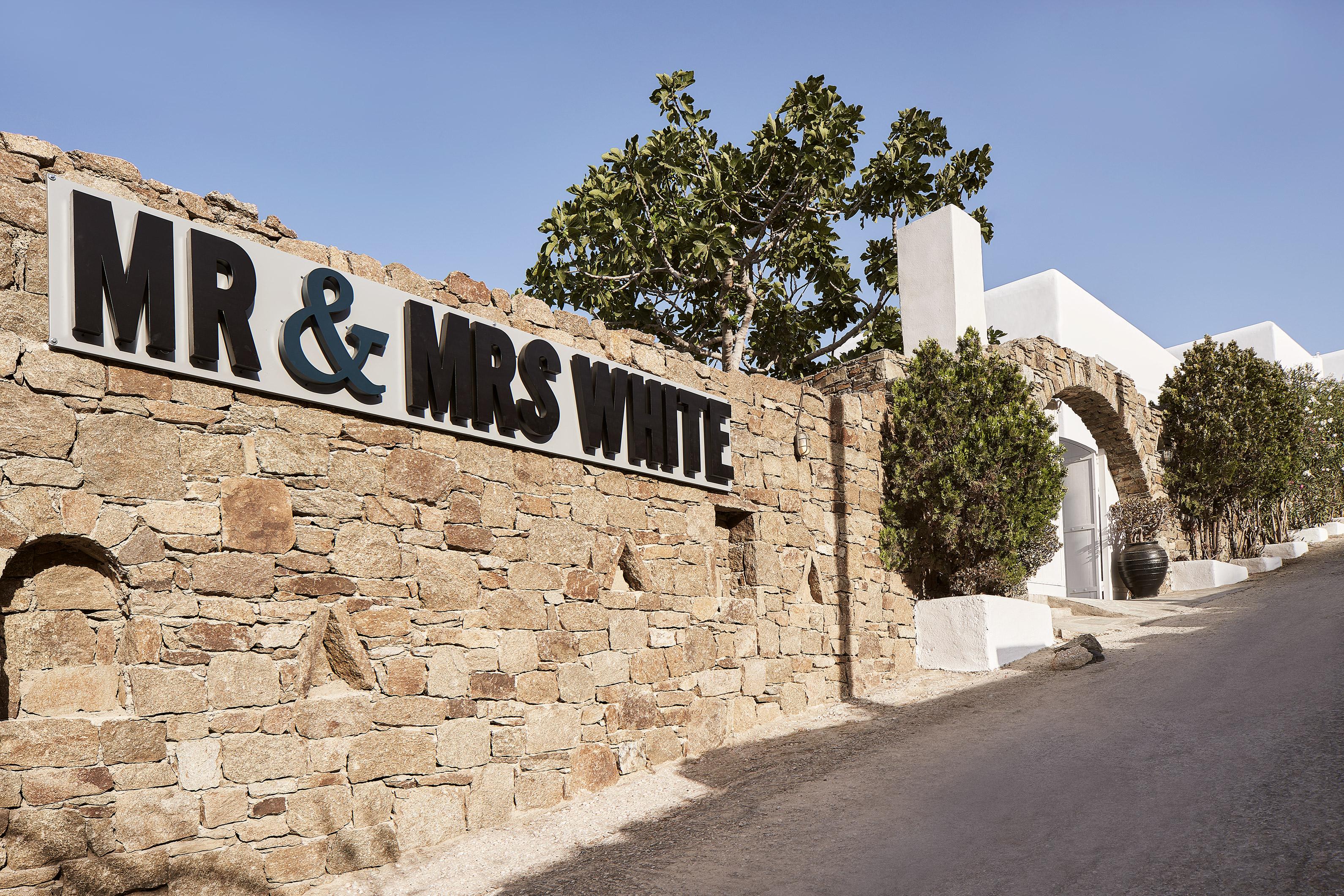 Mr & Mrs White Mykonos Hotell Platys Gialos  Eksteriør bilde